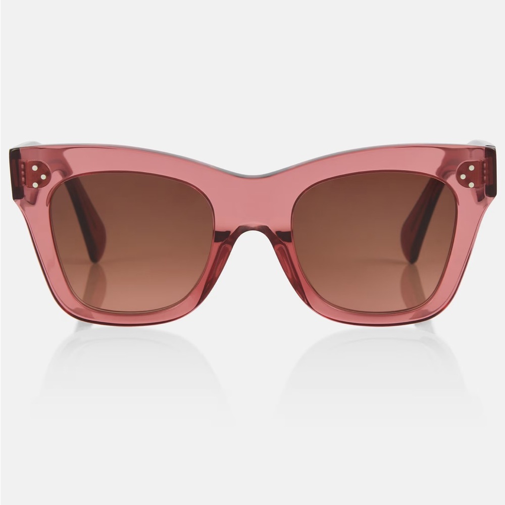Celine Square Sunglasses, Pink